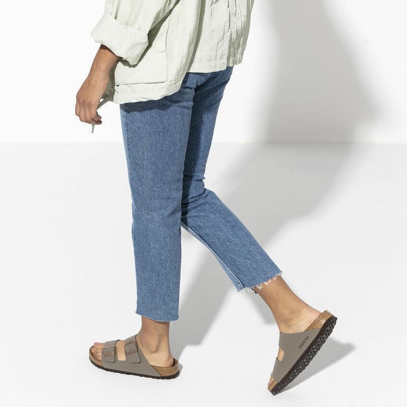 Birkenstock Birkibuc Arizona Dame Grå | DK 61RVD